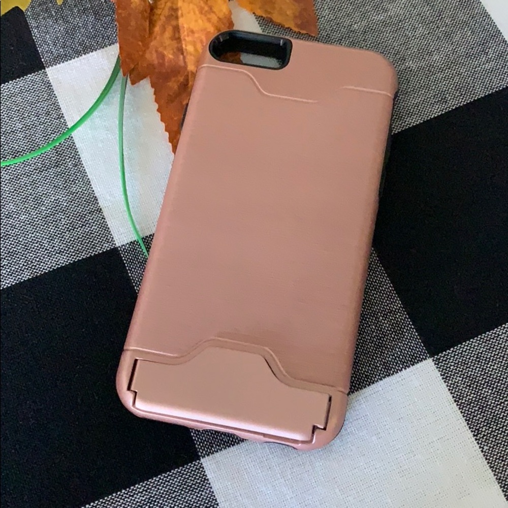 New blush pink iPhone 6s cover with Id insert